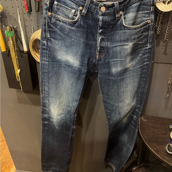 Acne Dark Blue Relaxed Men's Jeans